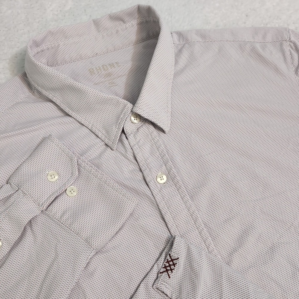 Rhone Shirt Men 2XL Multi Polka Dot Classiccore Button Down Nylon Stretchy Shirt
